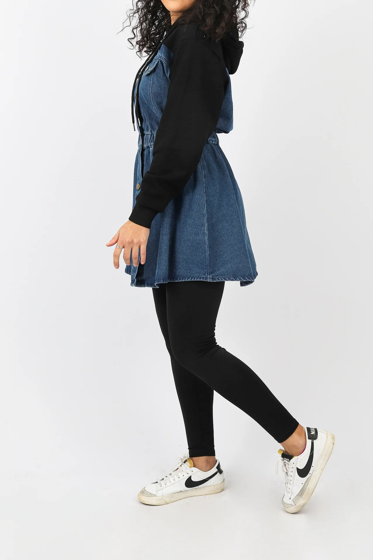 Neena Track Denim Top - Image 9