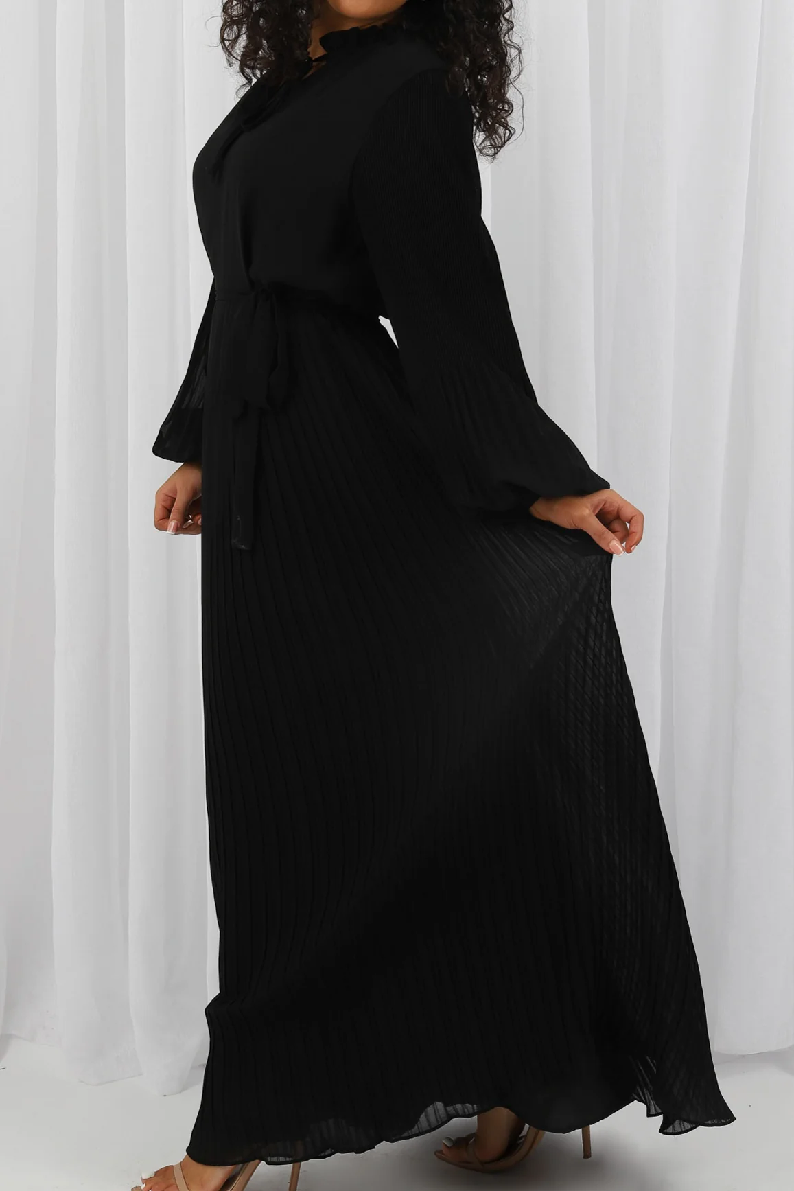 Nikita Pleat Detailed Dress - Image 10
