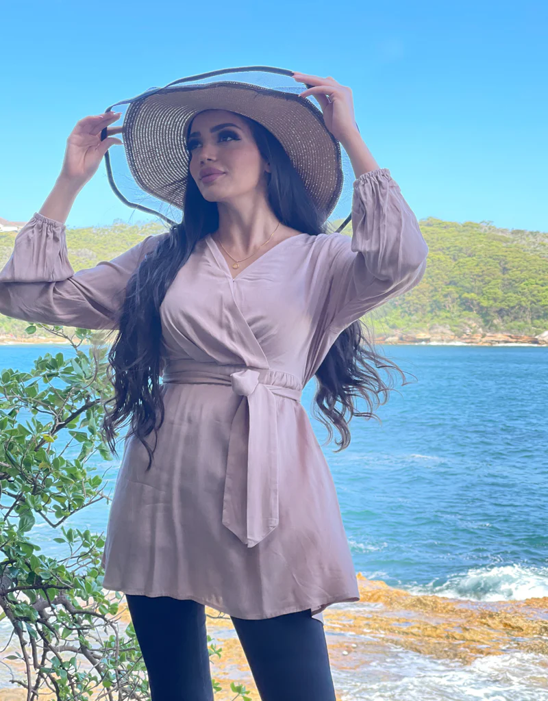 Olethea Wrap Top - Image 6
