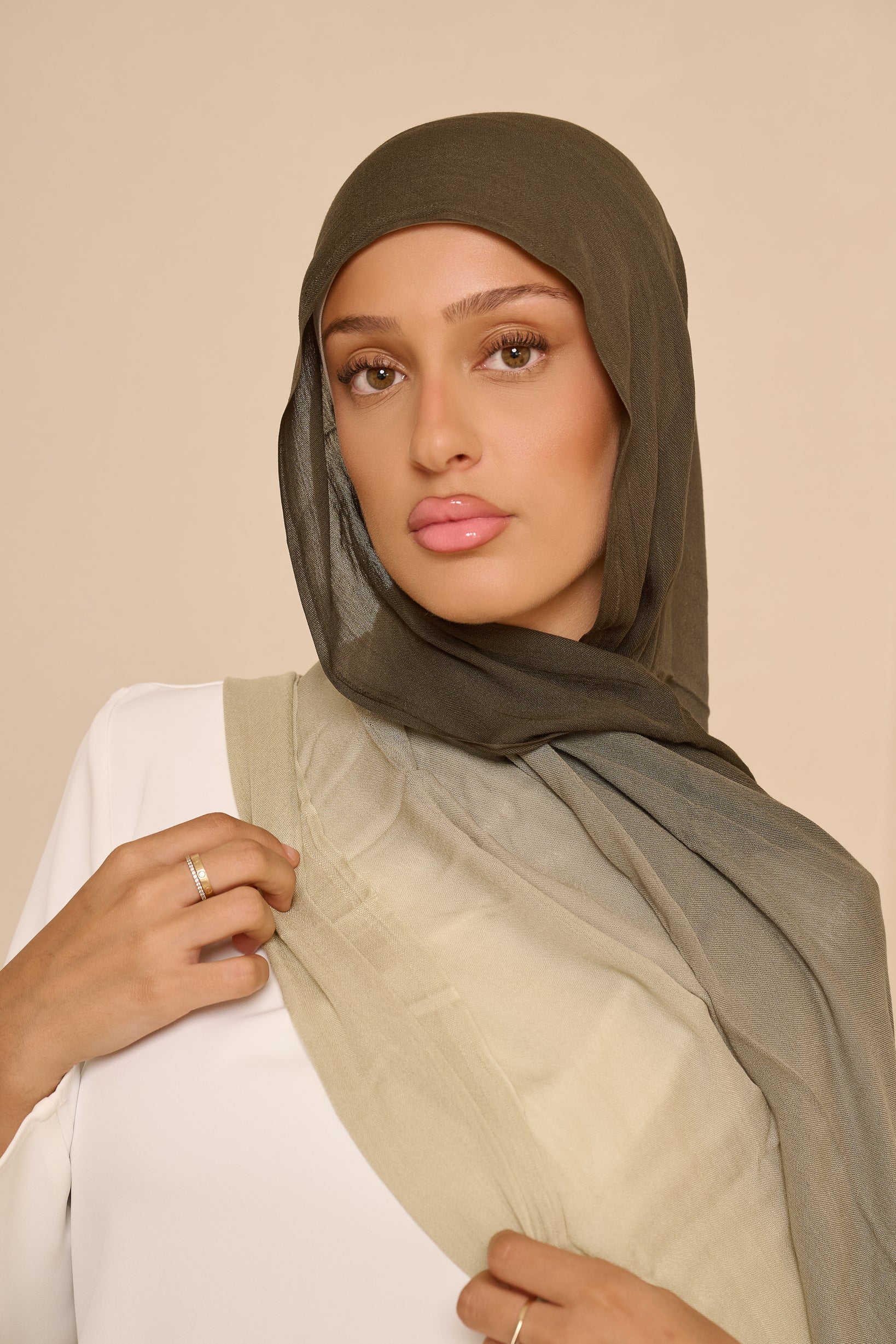 Ombre Modal Shawl - Shades of Green