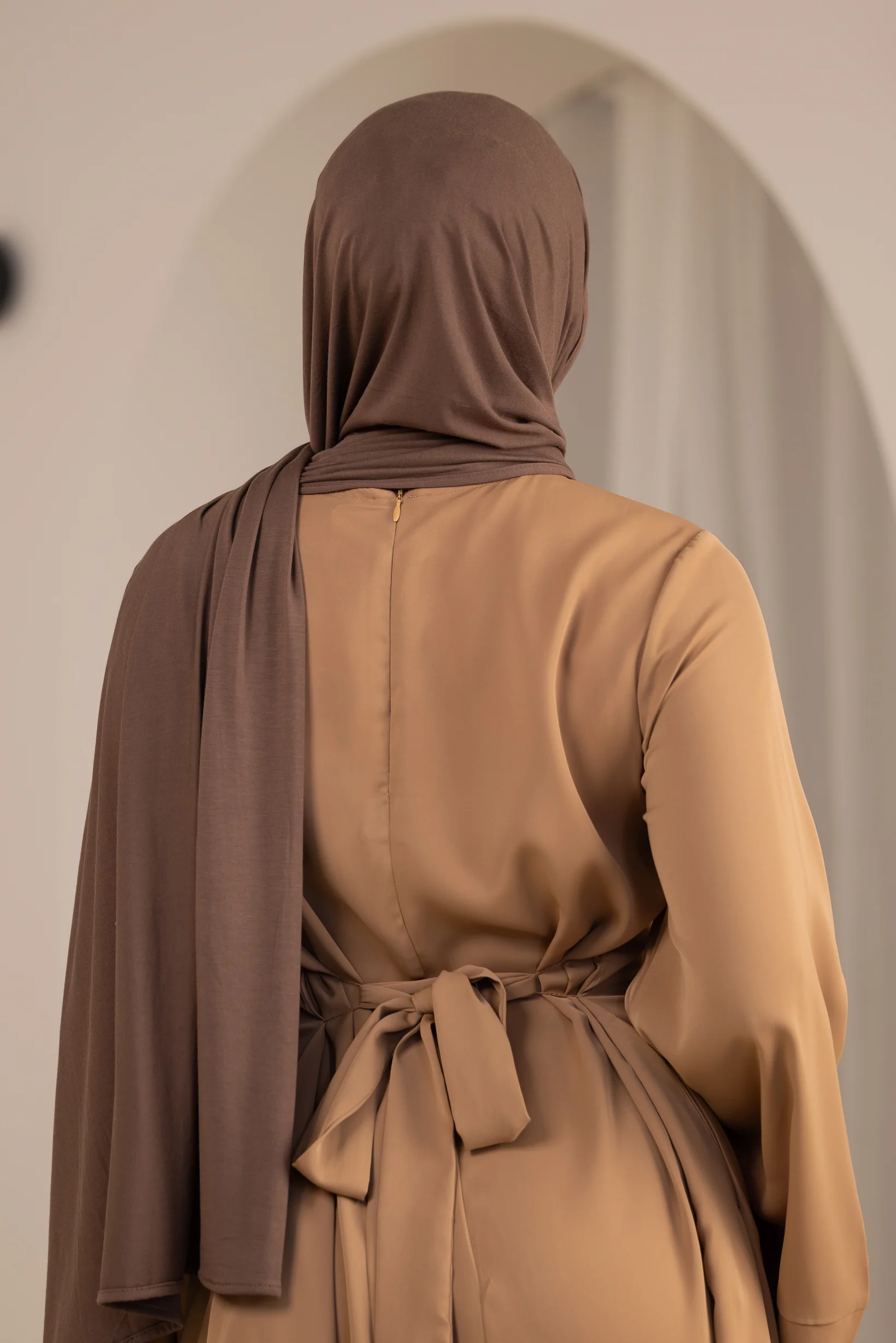 Open Sleeve Abaya - Shades of Nude - Image 16
