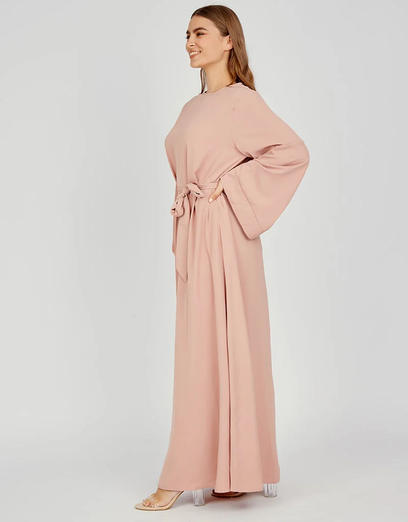 Open Sleeve Abaya - Shades of Pink - Image 14