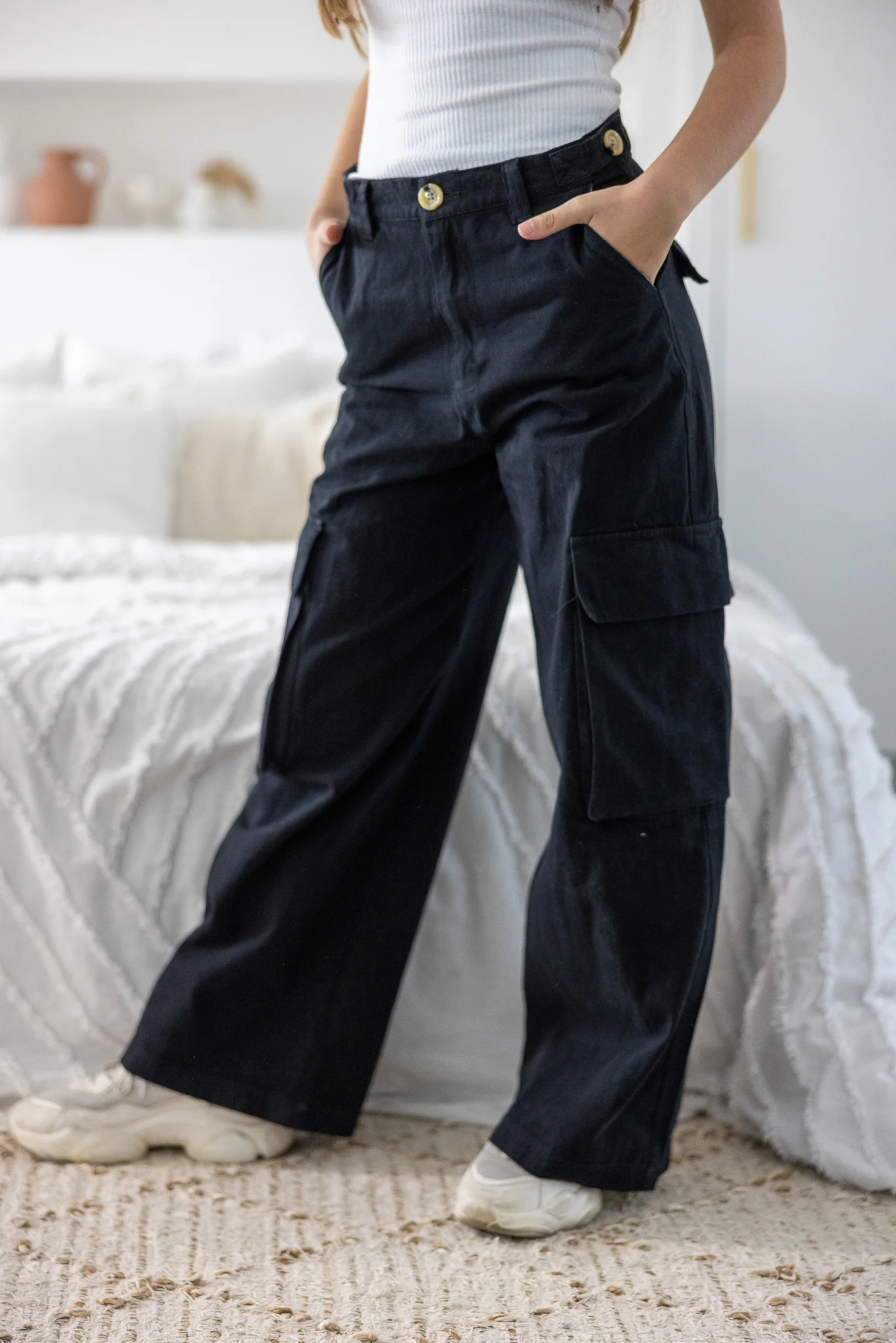 Paper Bag Cargo Pants - Image 14