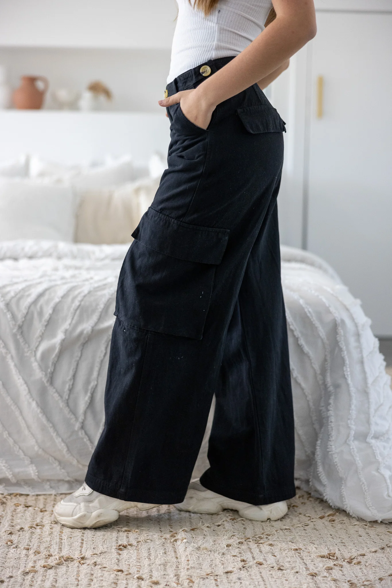 Paper Bag Cargo Pants - Image 15