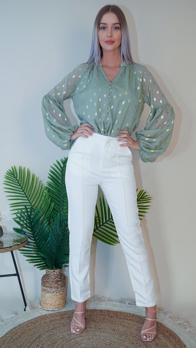 Pin Tuck Pants - Image 5