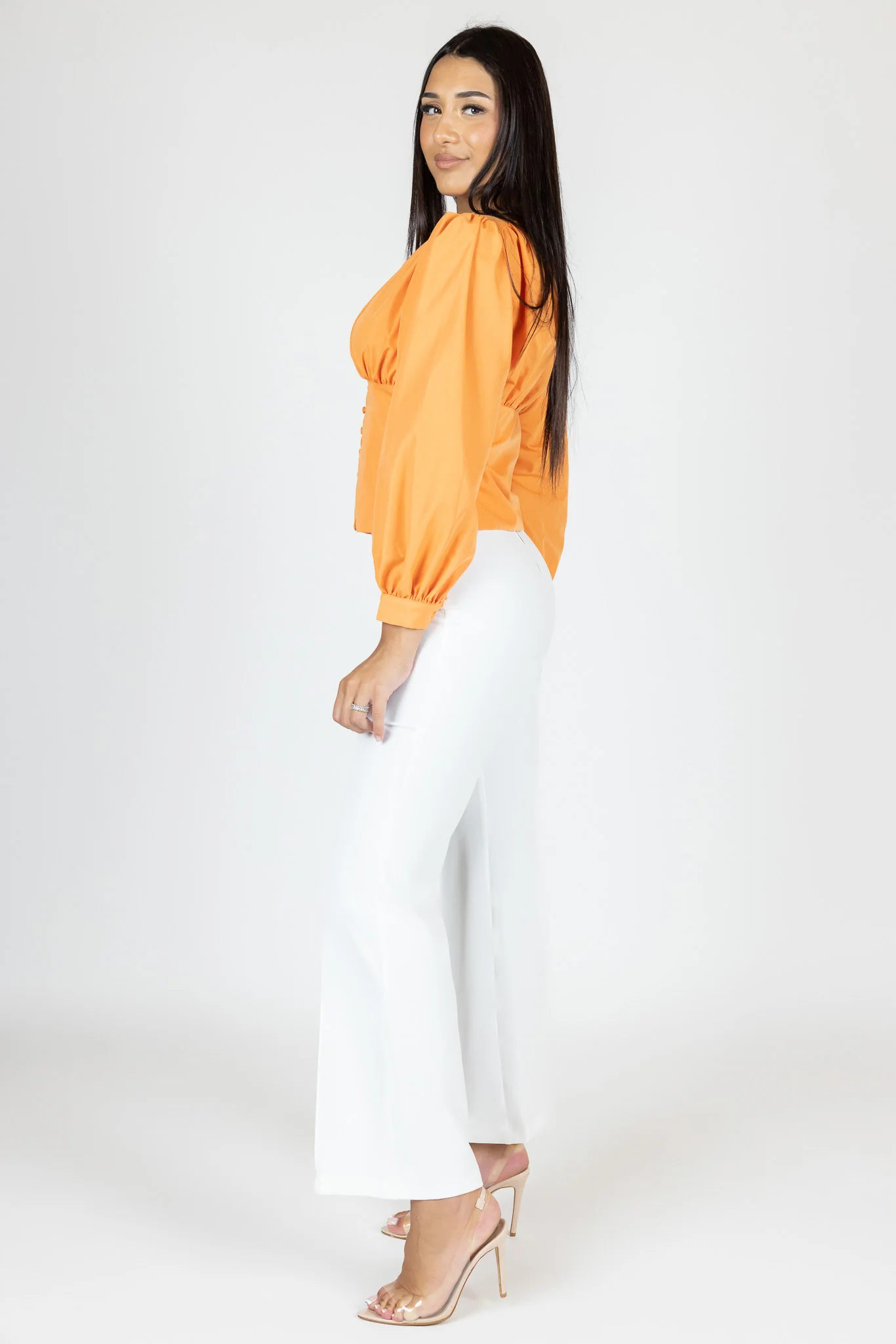 Pintuck Stretch Pants - Image 4