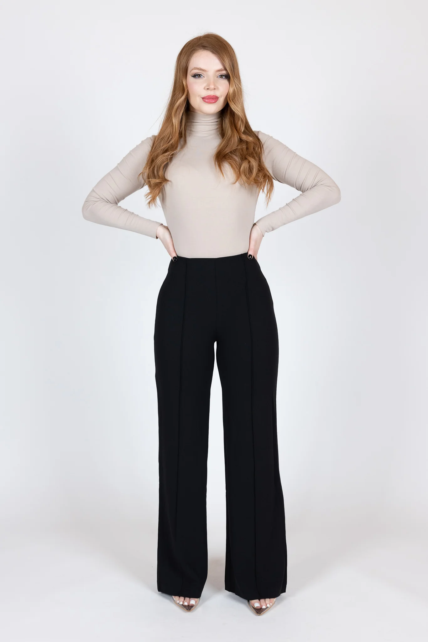 Pintuck Stretch Pants - Image 5