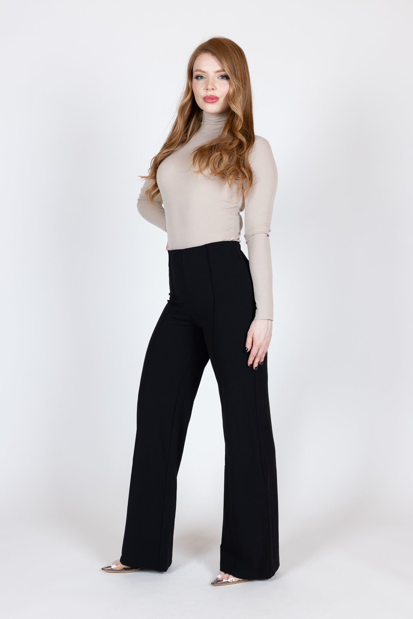 Pintuck Stretch Pants - Image 6