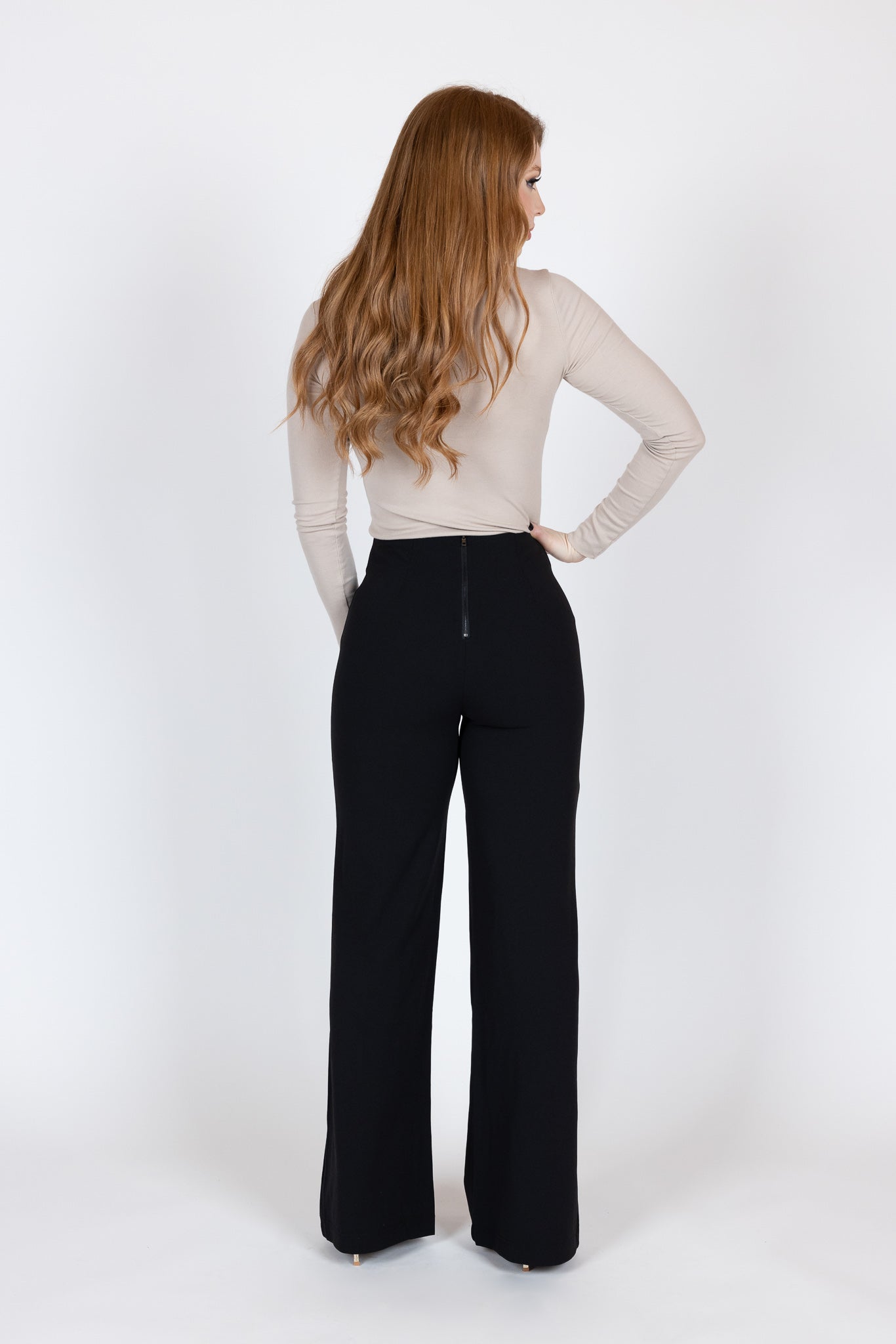 Pintuck Stretch Pants - Image 7