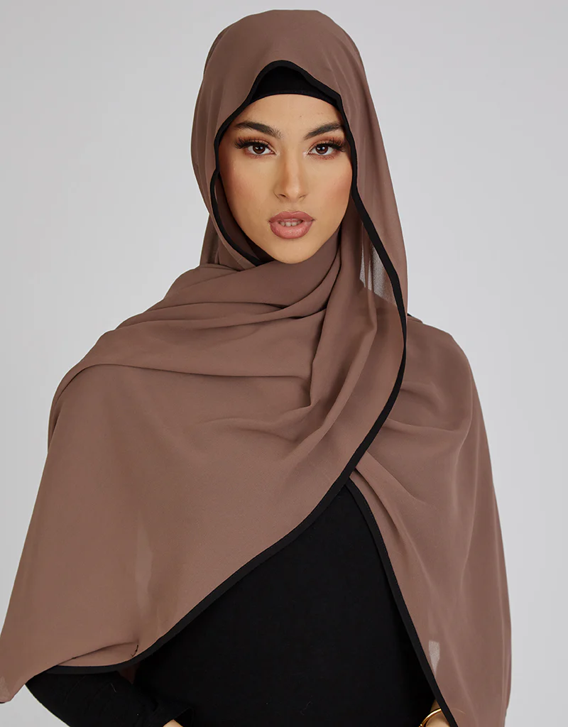 Piping Scarf - Shades of Nude - Image 14