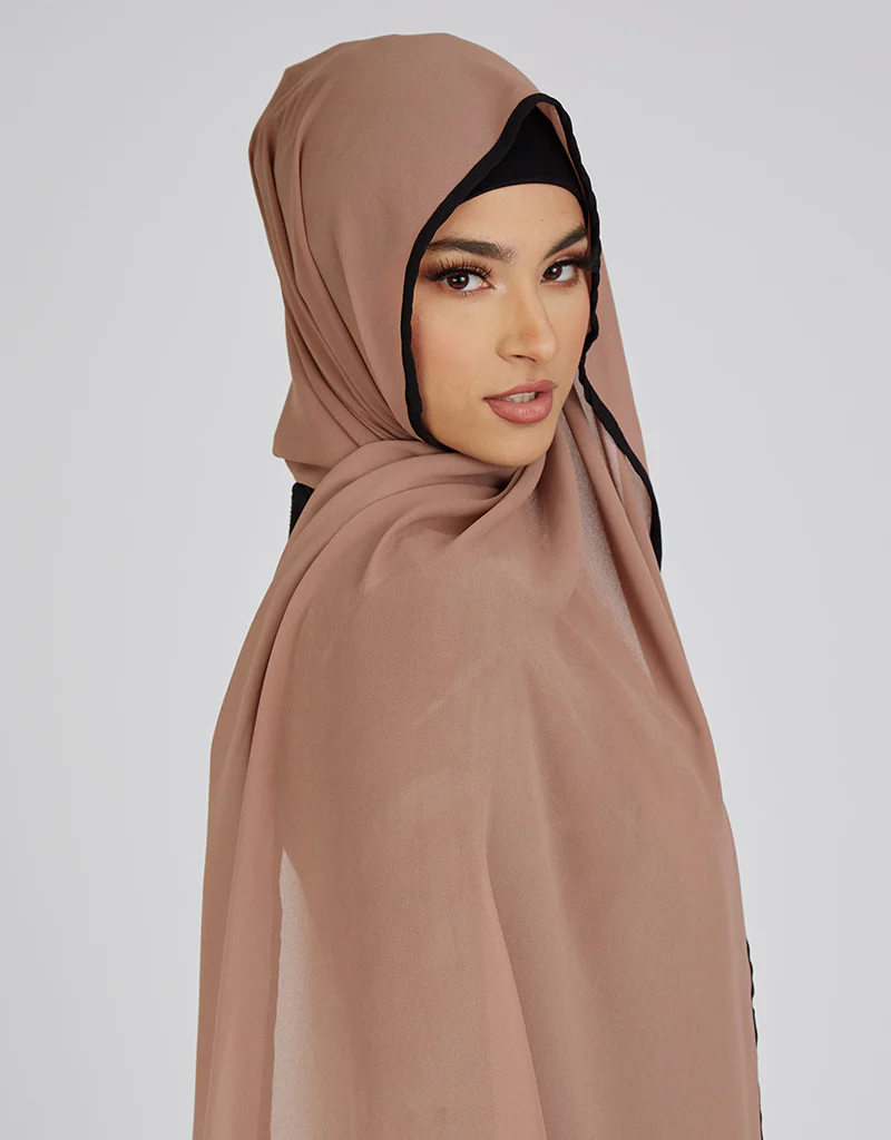 Piping Scarf - Shades of Nude - Image 2