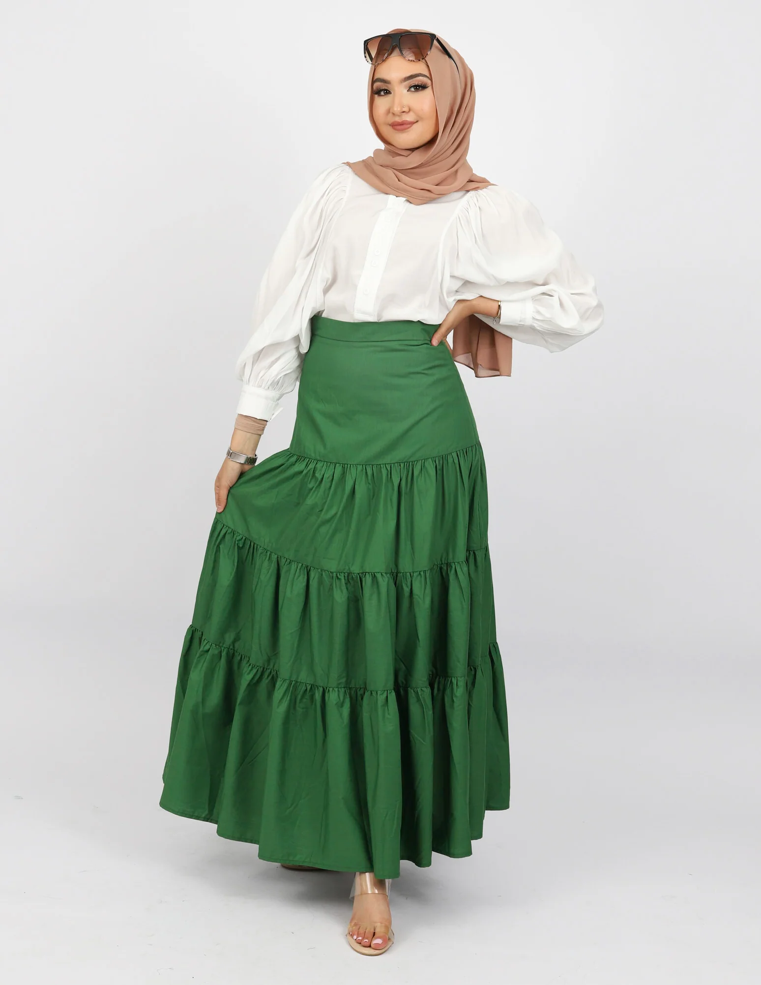 Platinum Tiered Skirt - Image 11