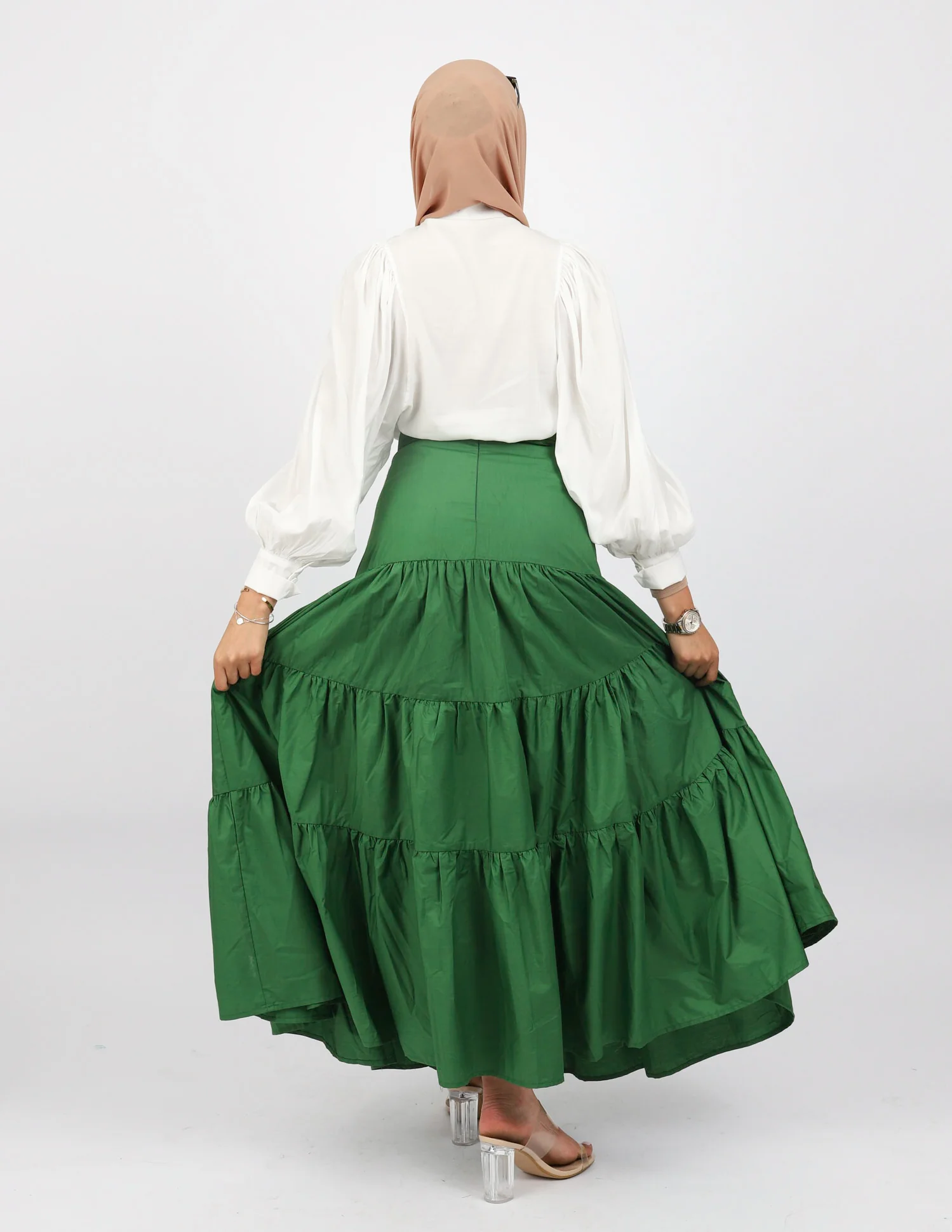 Platinum Tiered Skirt - Image 12