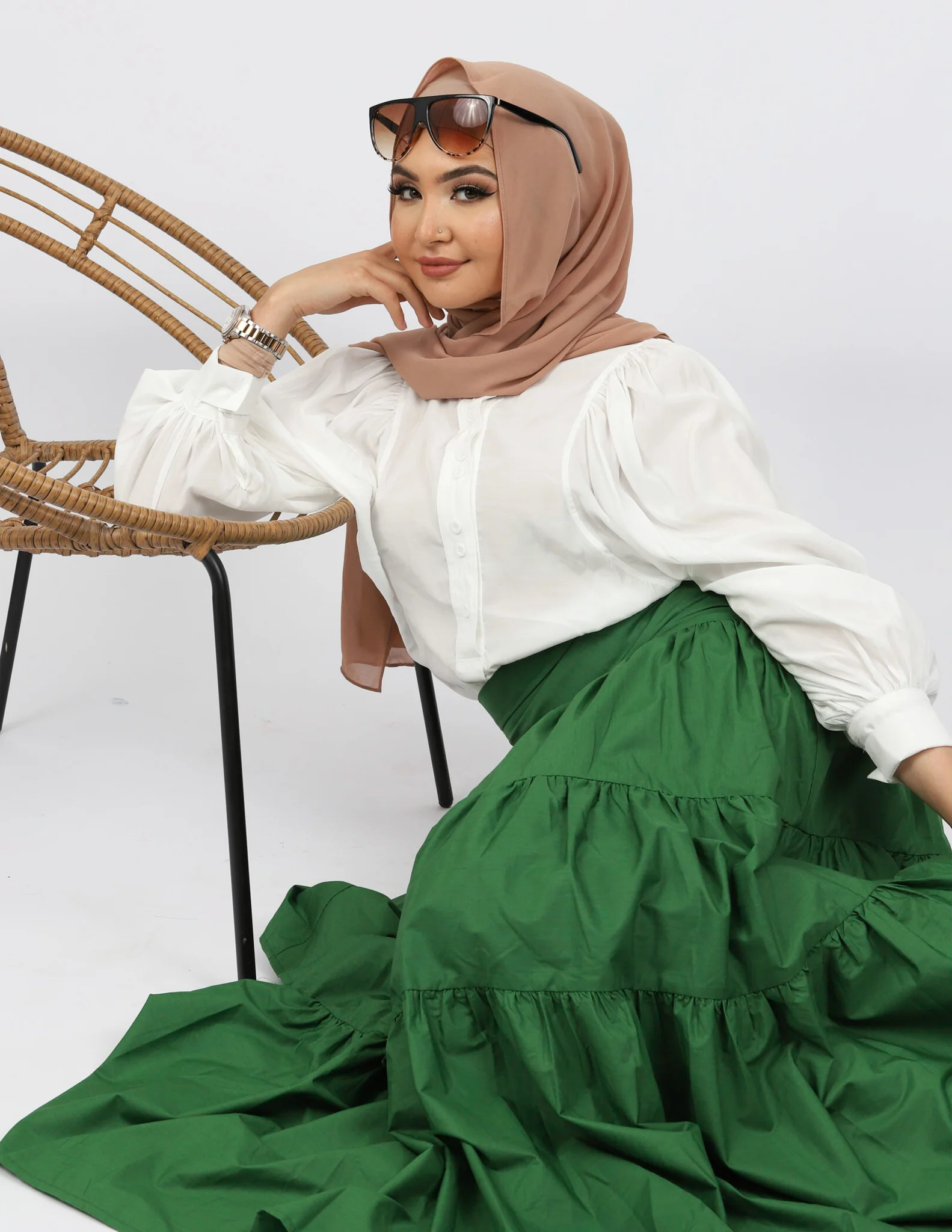 Platinum Tiered Skirt - Image 13