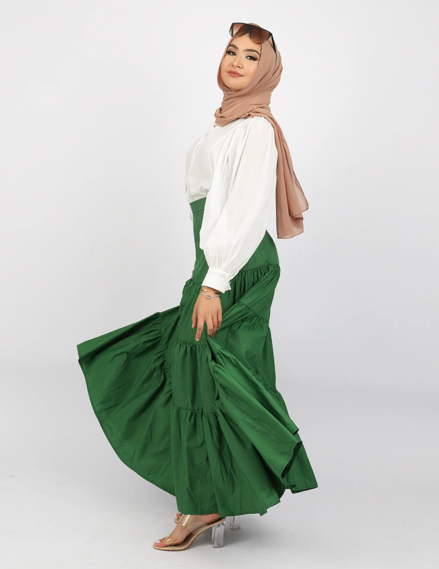 Platinum Tiered Skirt - Image 14