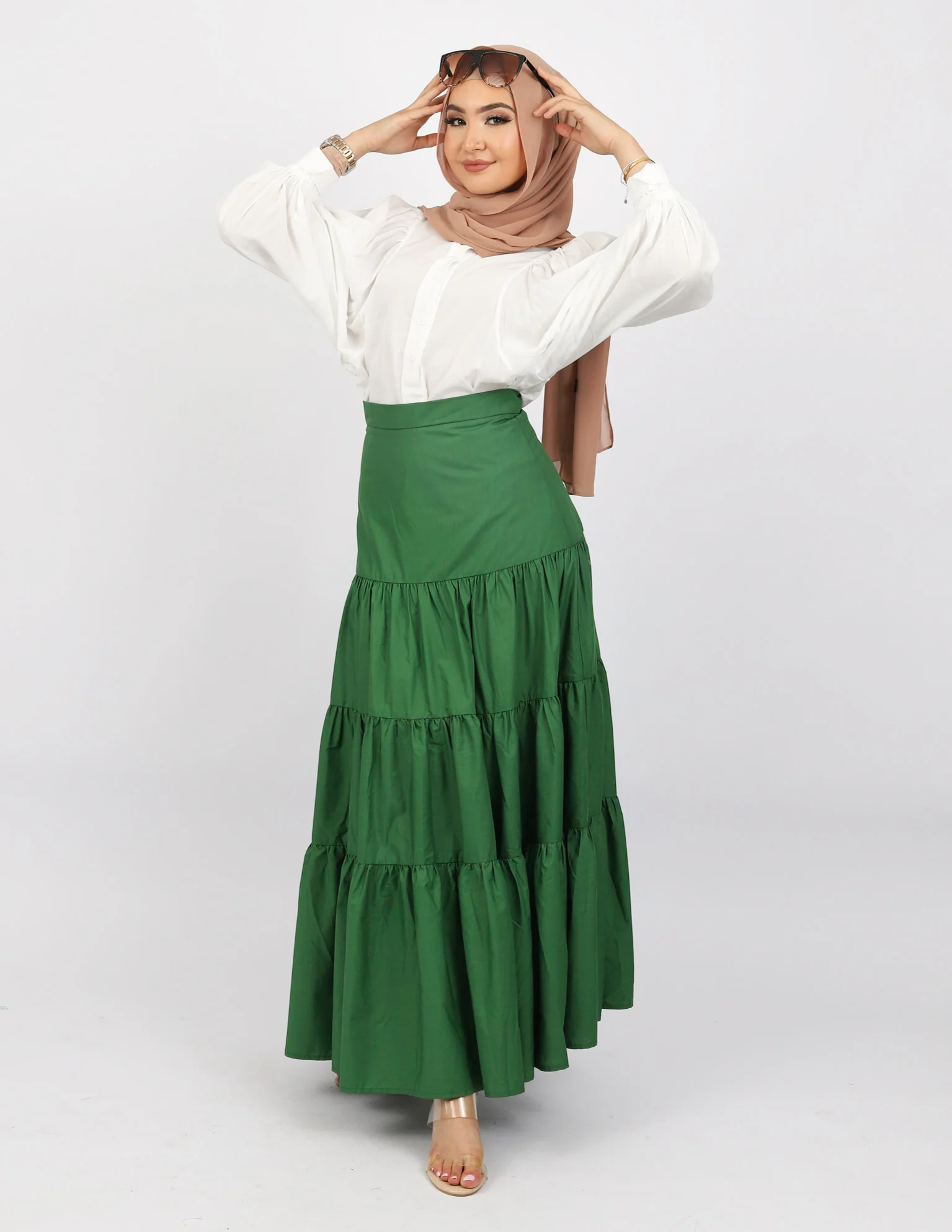 Platinum Tiered Skirt - Image 15