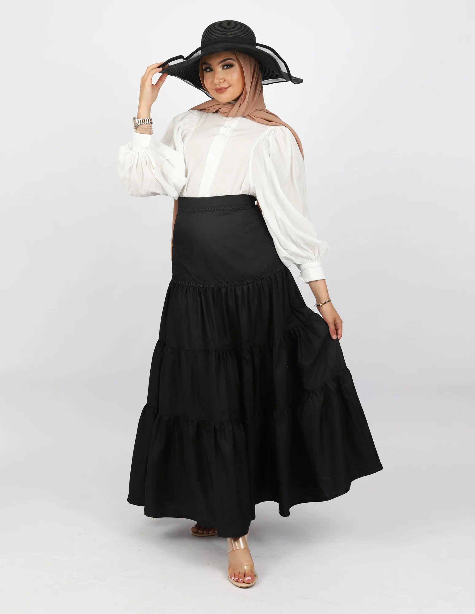 Platinum Tiered Skirt - Image 4