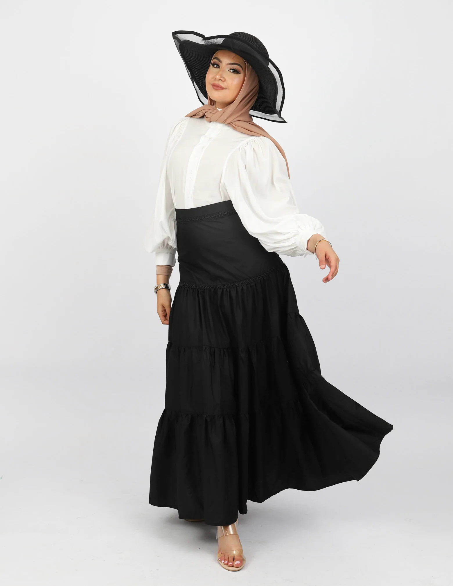 Platinum Tiered Skirt - Image 5