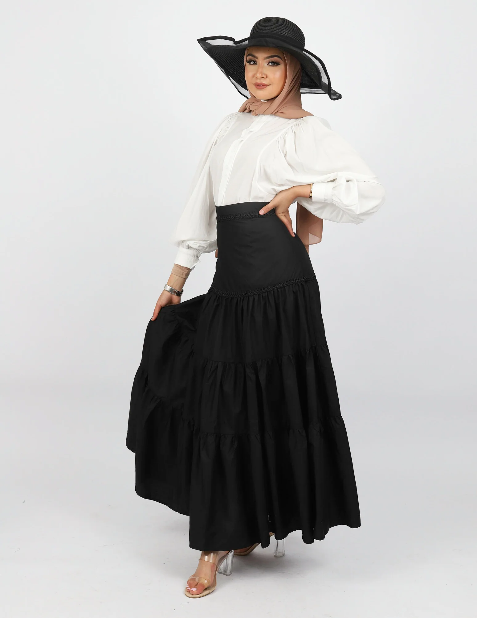 Platinum Tiered Skirt - Image 6
