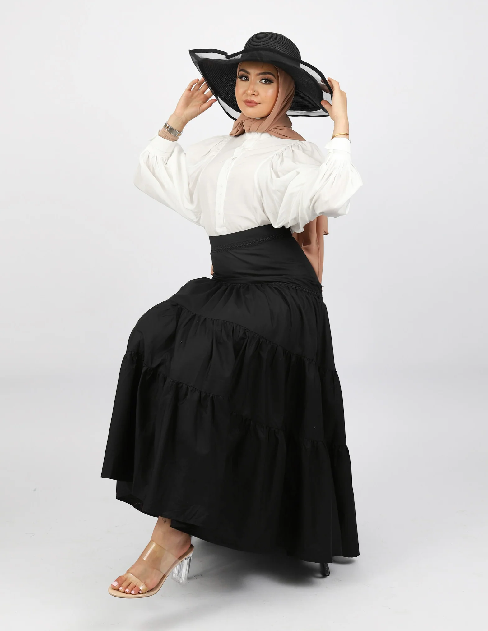 Platinum Tiered Skirt - Image 8