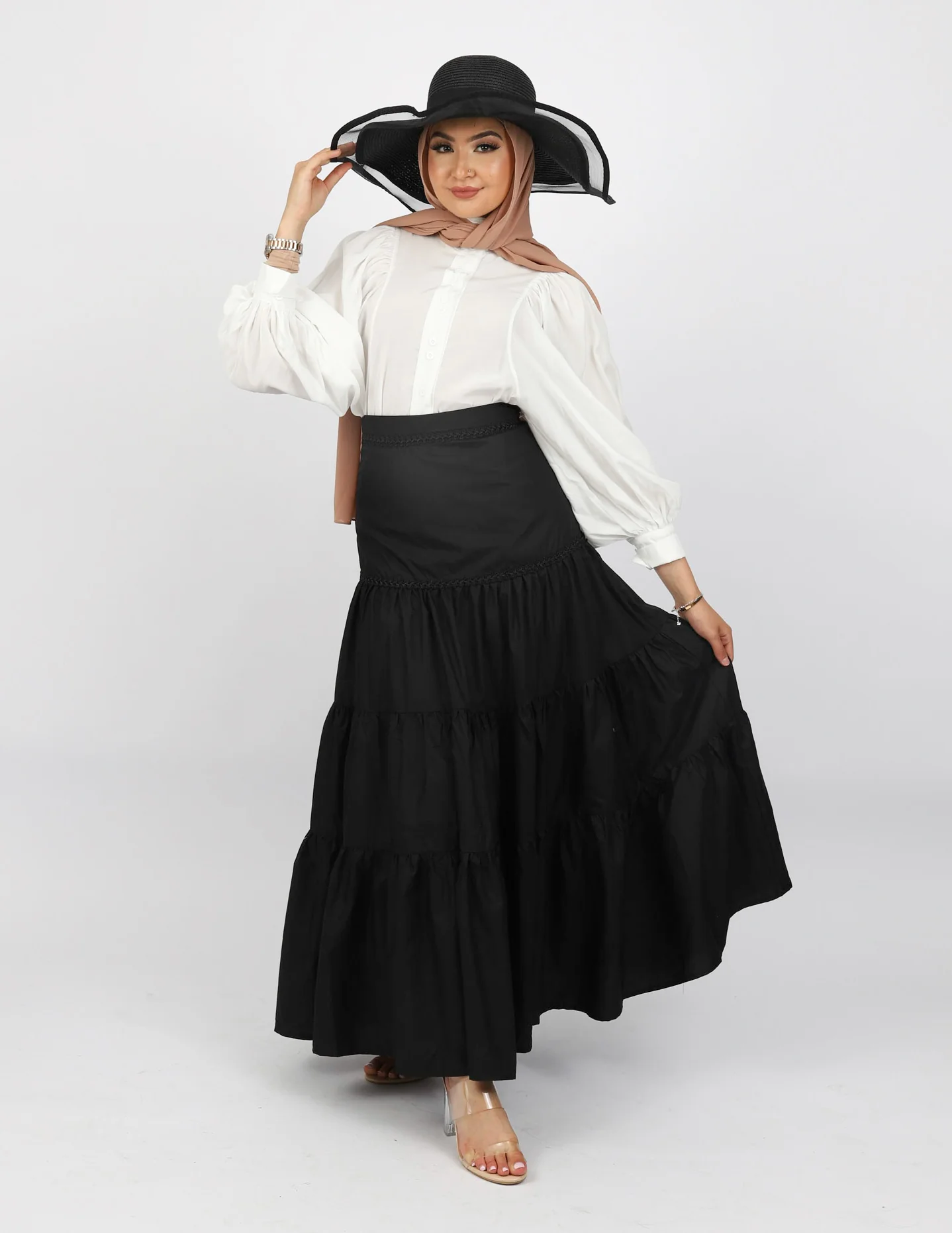 Platinum Tiered Skirt - Image 9