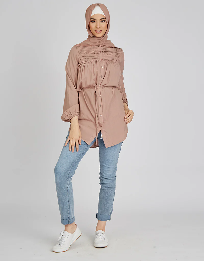 Pleat Top Loop Shirt - Image 13
