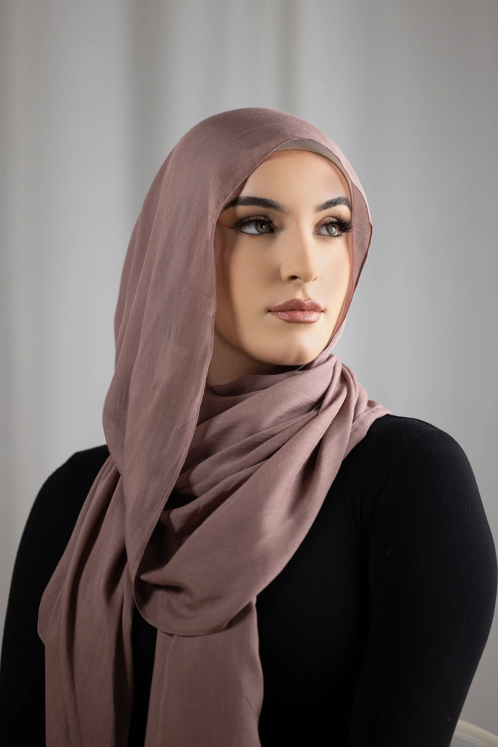 Premium Modal Shawl - Shades of Dark Nude
