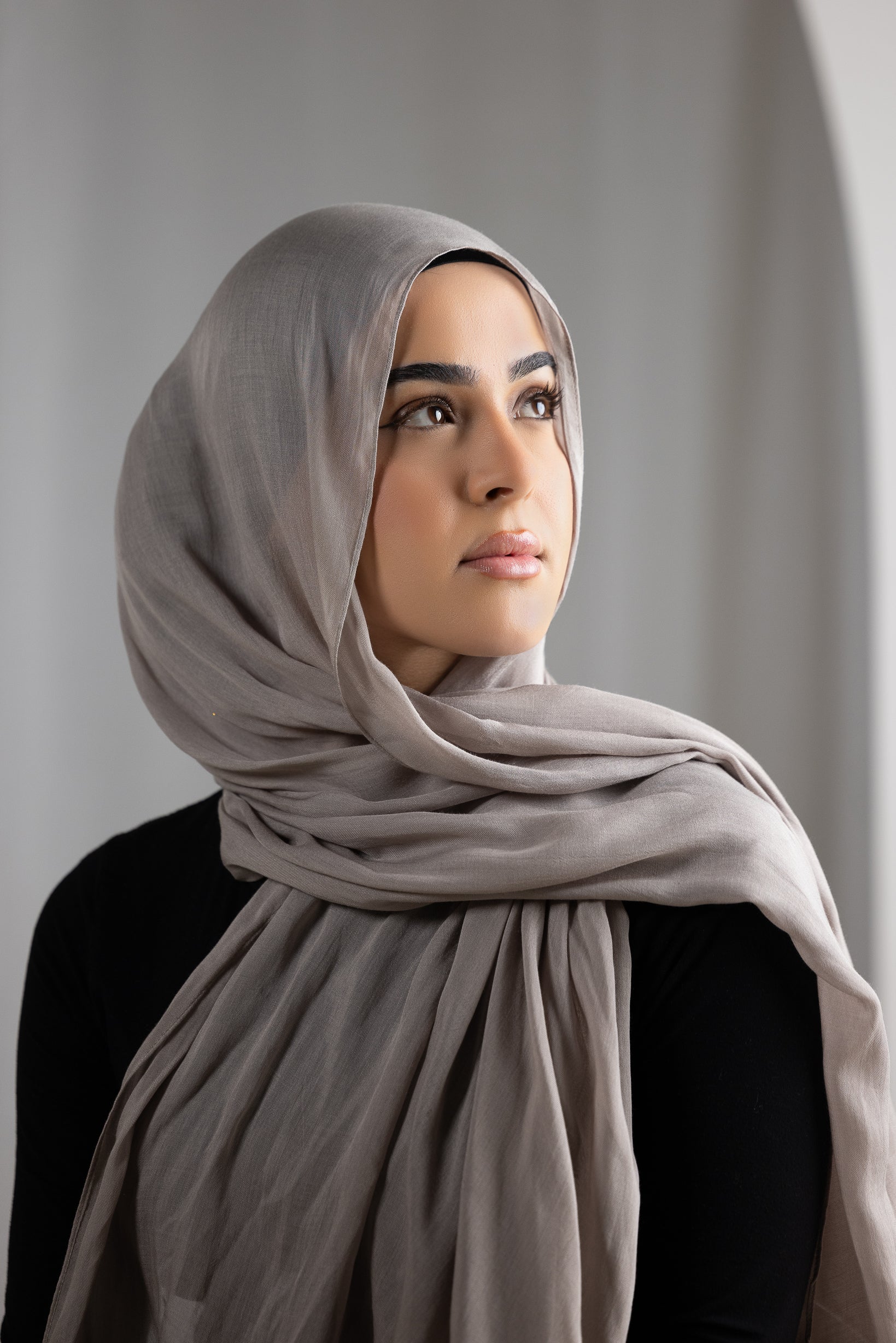 Premium Modal Shawl - Shades of Dark Nude - Image 3