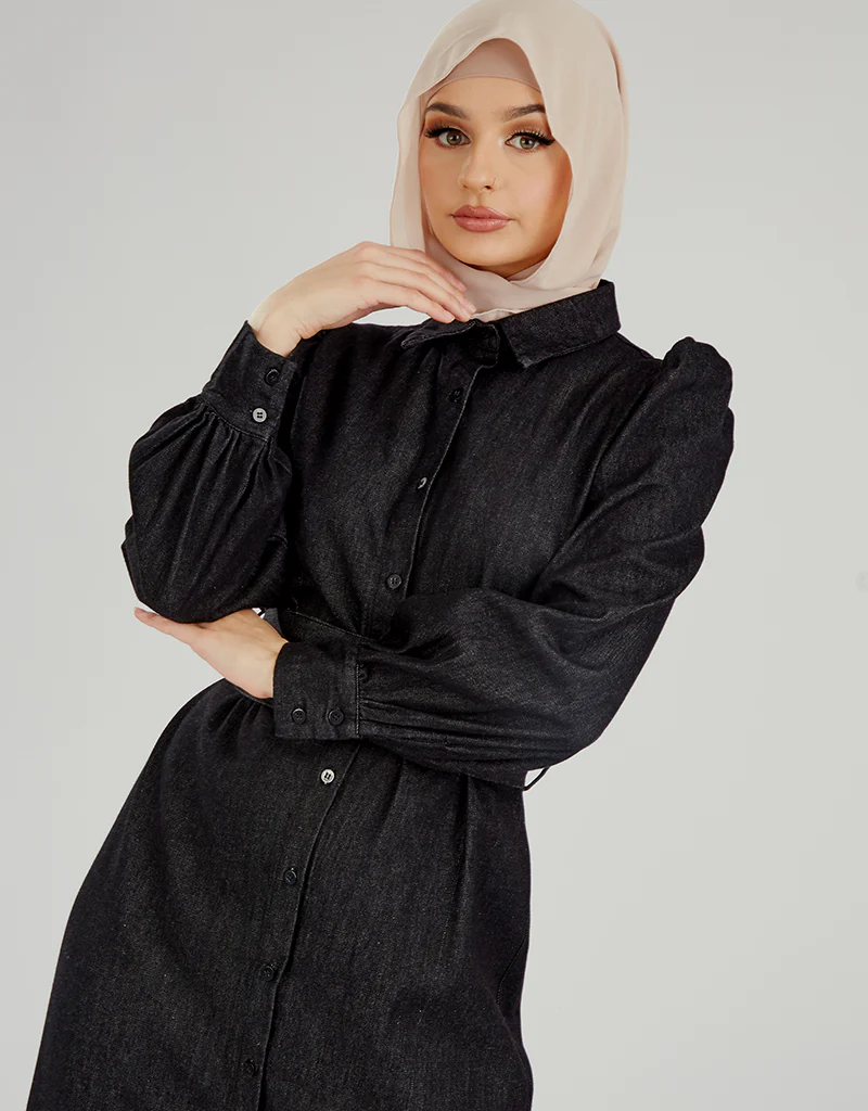 Pristine Denim Dress - Image 10