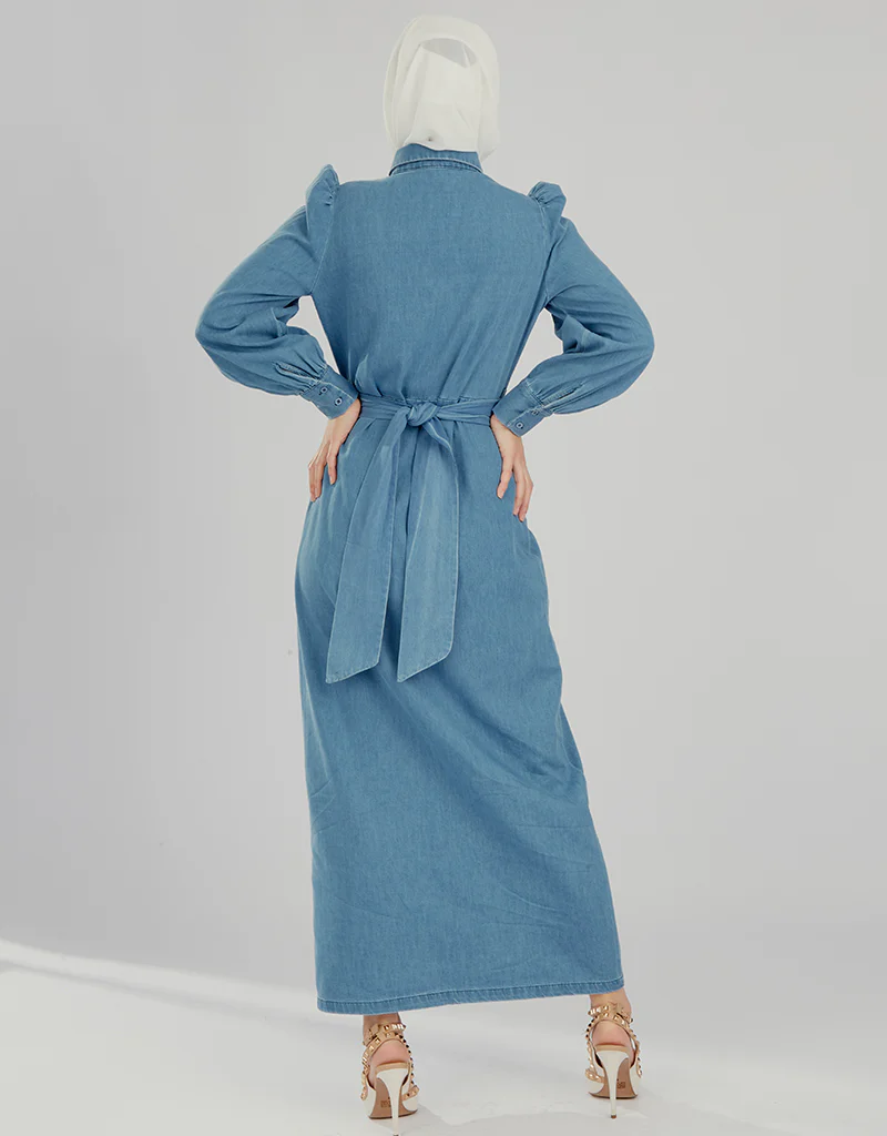 Pristine Denim Dress - Image 6