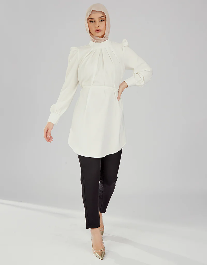 Pristine Pleated Top - Image 3