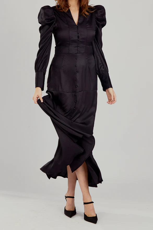 Pristine Puff Sleeve Dress - Image 2