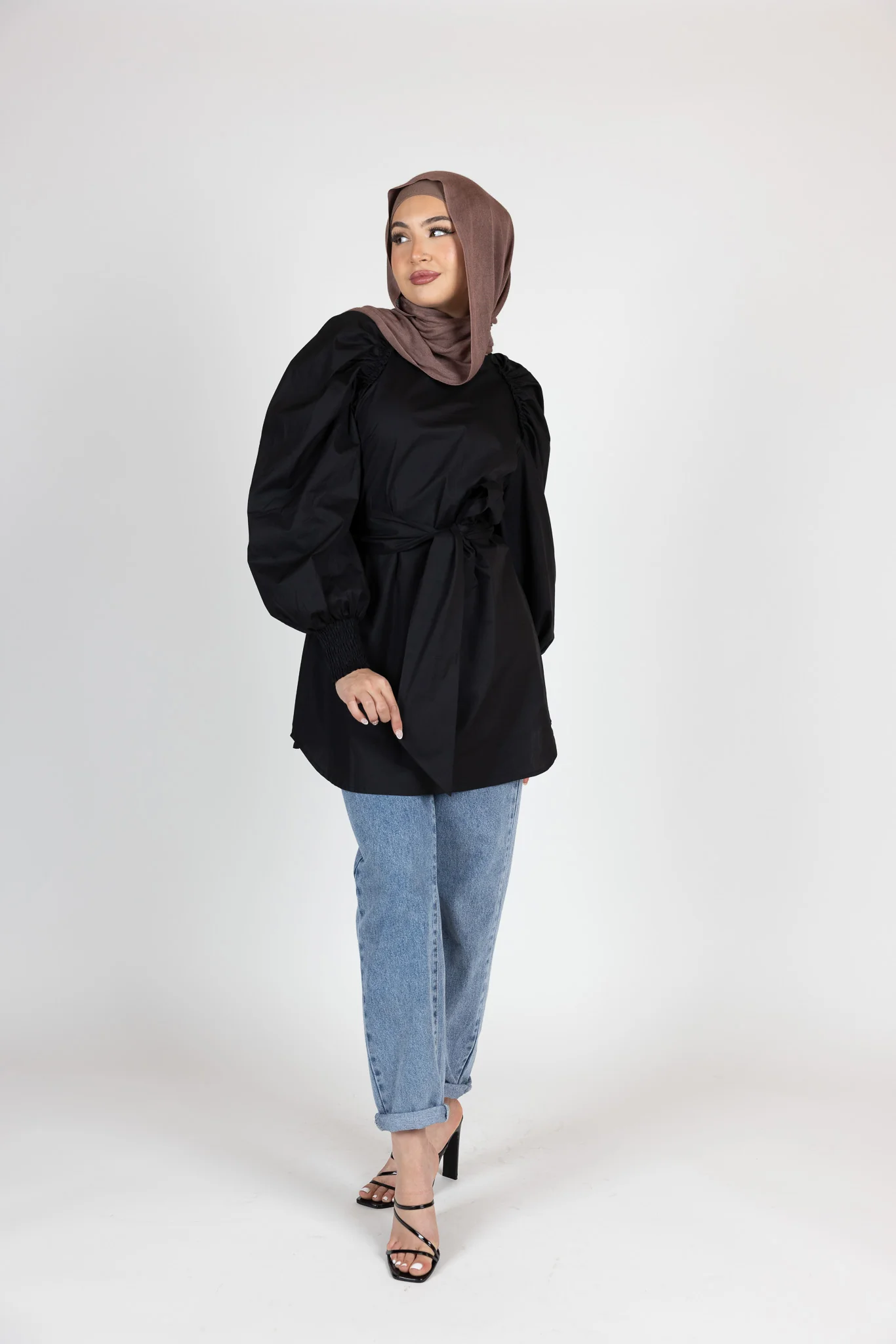 Pristine Tie Loop Blouse - Image 13