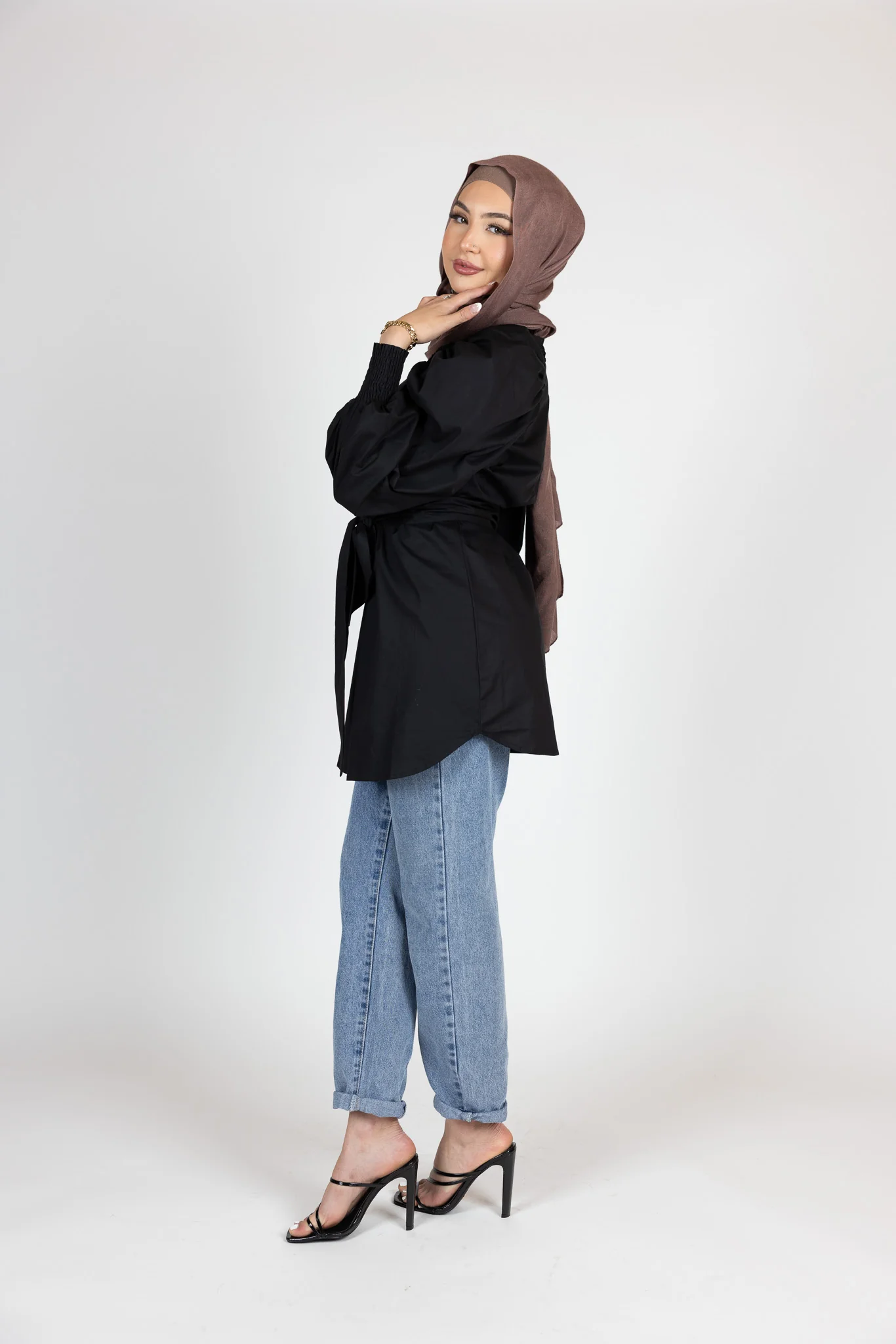 Pristine Tie Loop Blouse - Image 16
