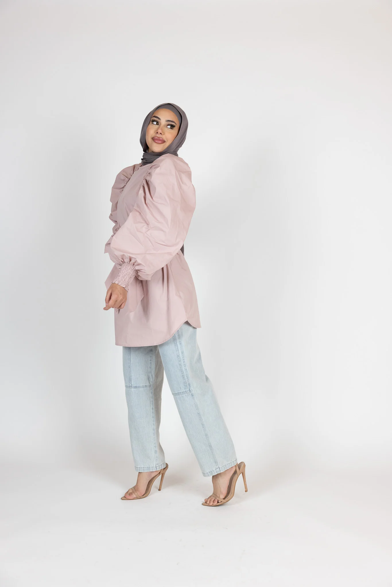 Pristine Tie Loop Blouse - Image 21