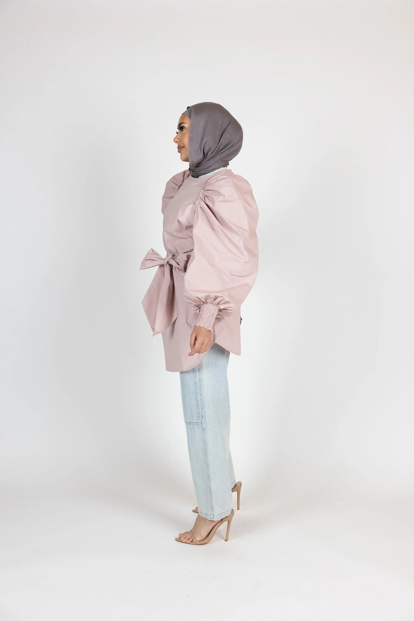 Pristine Tie Loop Blouse - Image 22