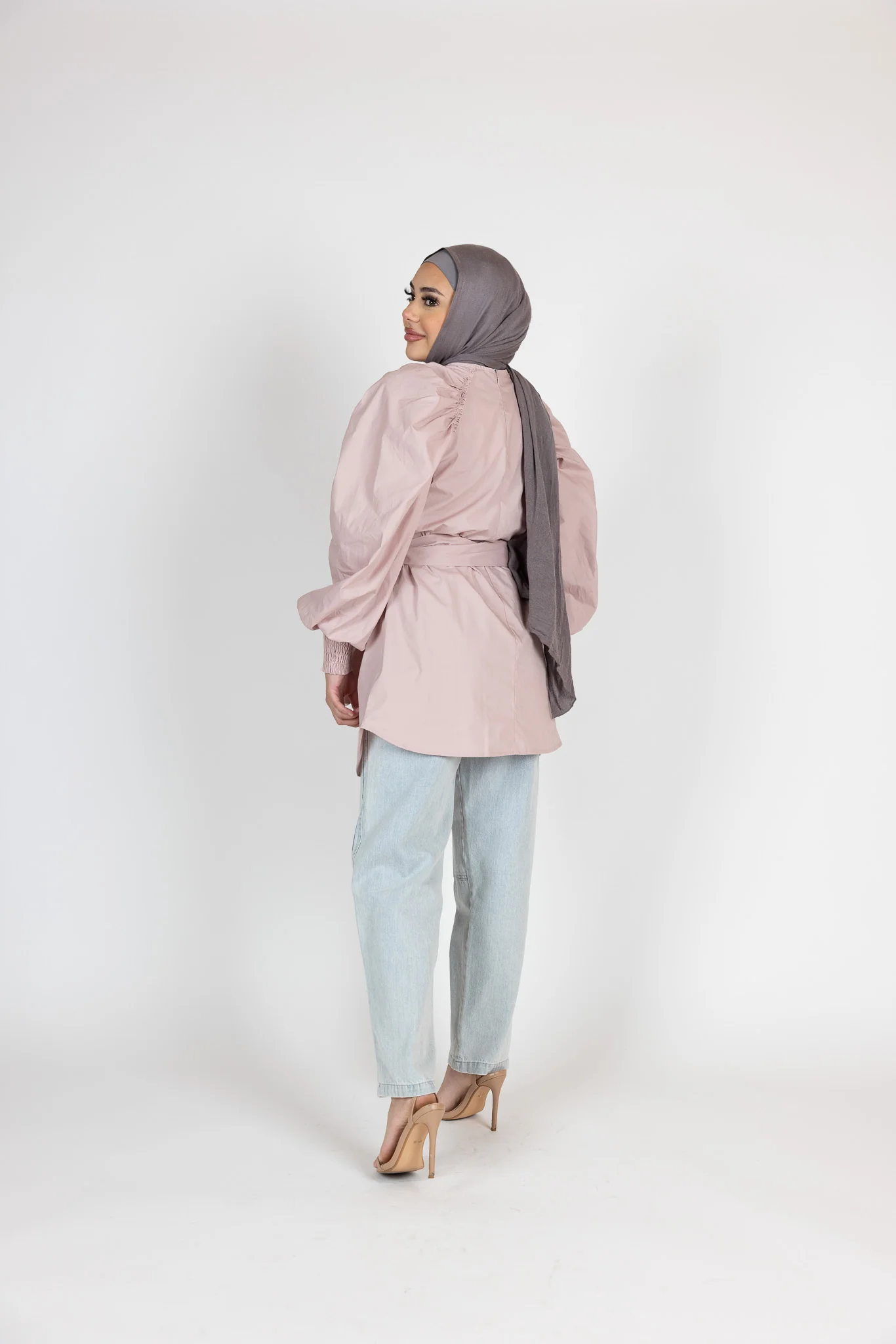 Pristine Tie Loop Blouse - Image 23