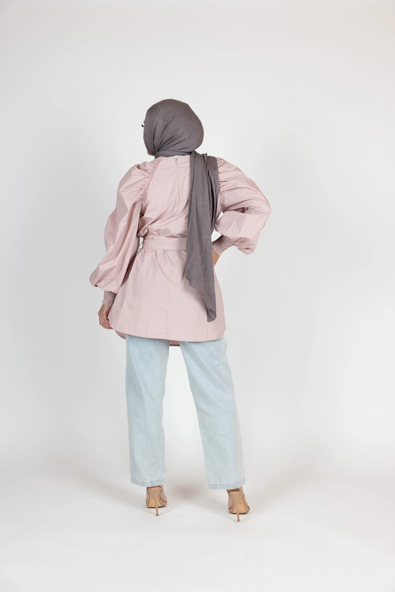 Pristine Tie Loop Blouse - Image 24