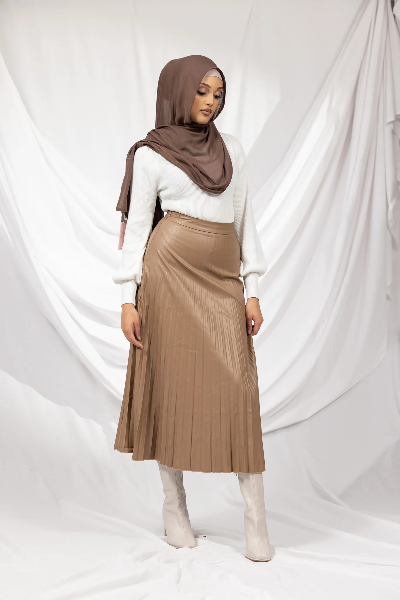 PU Pleated Skirt - Image 8