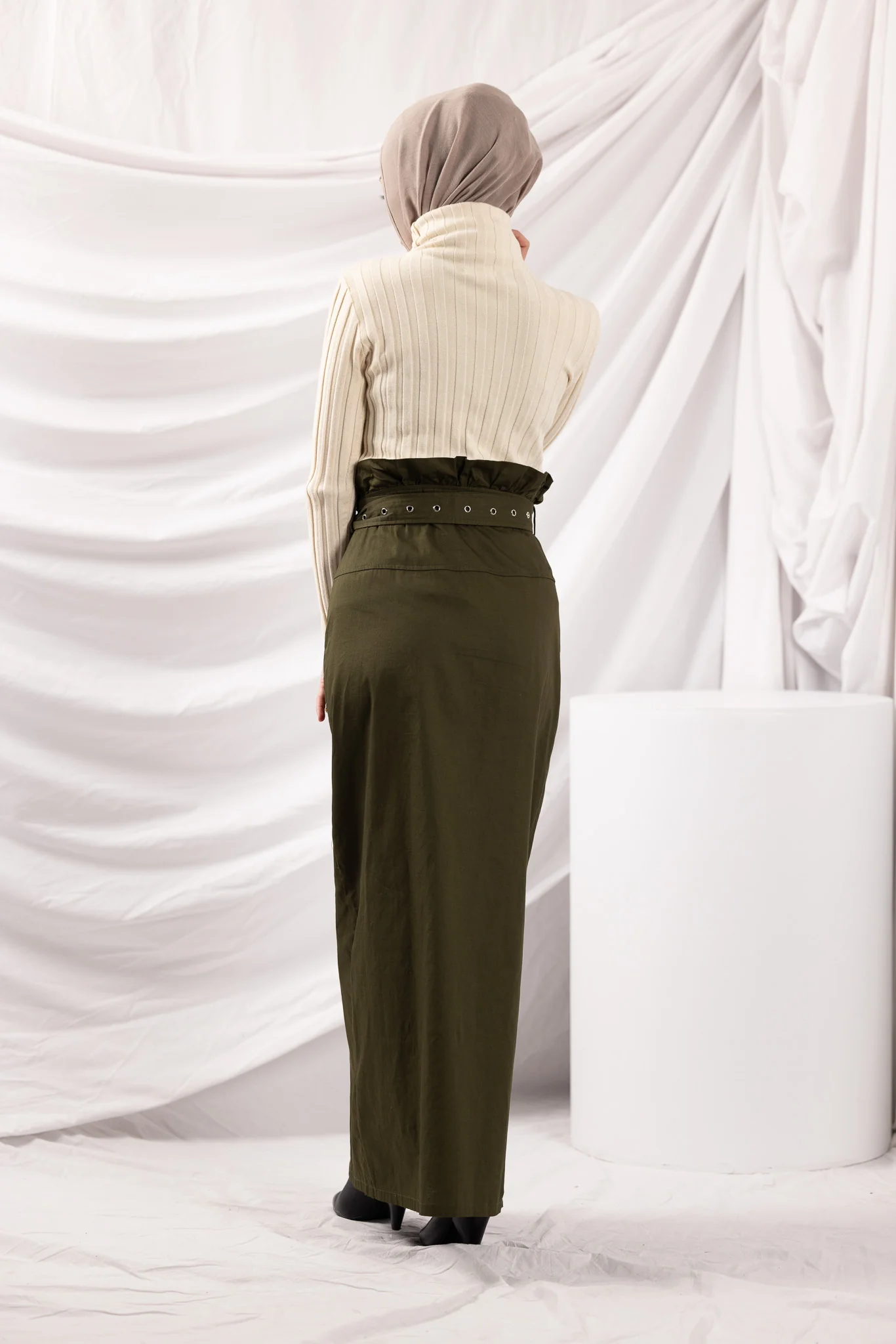 Rafa  Detailed Maxi Skirt - Image 6