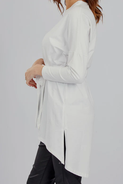 Relaxed Scoop Hem Top - Image 2