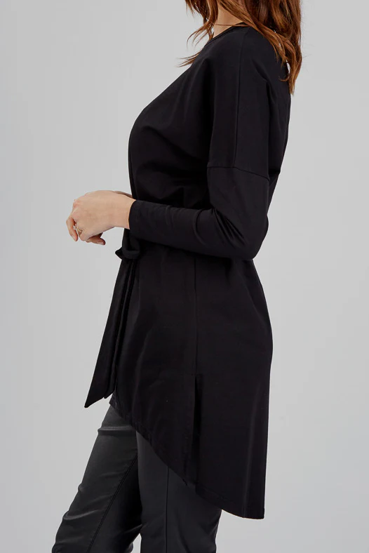 Relaxed Scoop Hem Top - Image 7