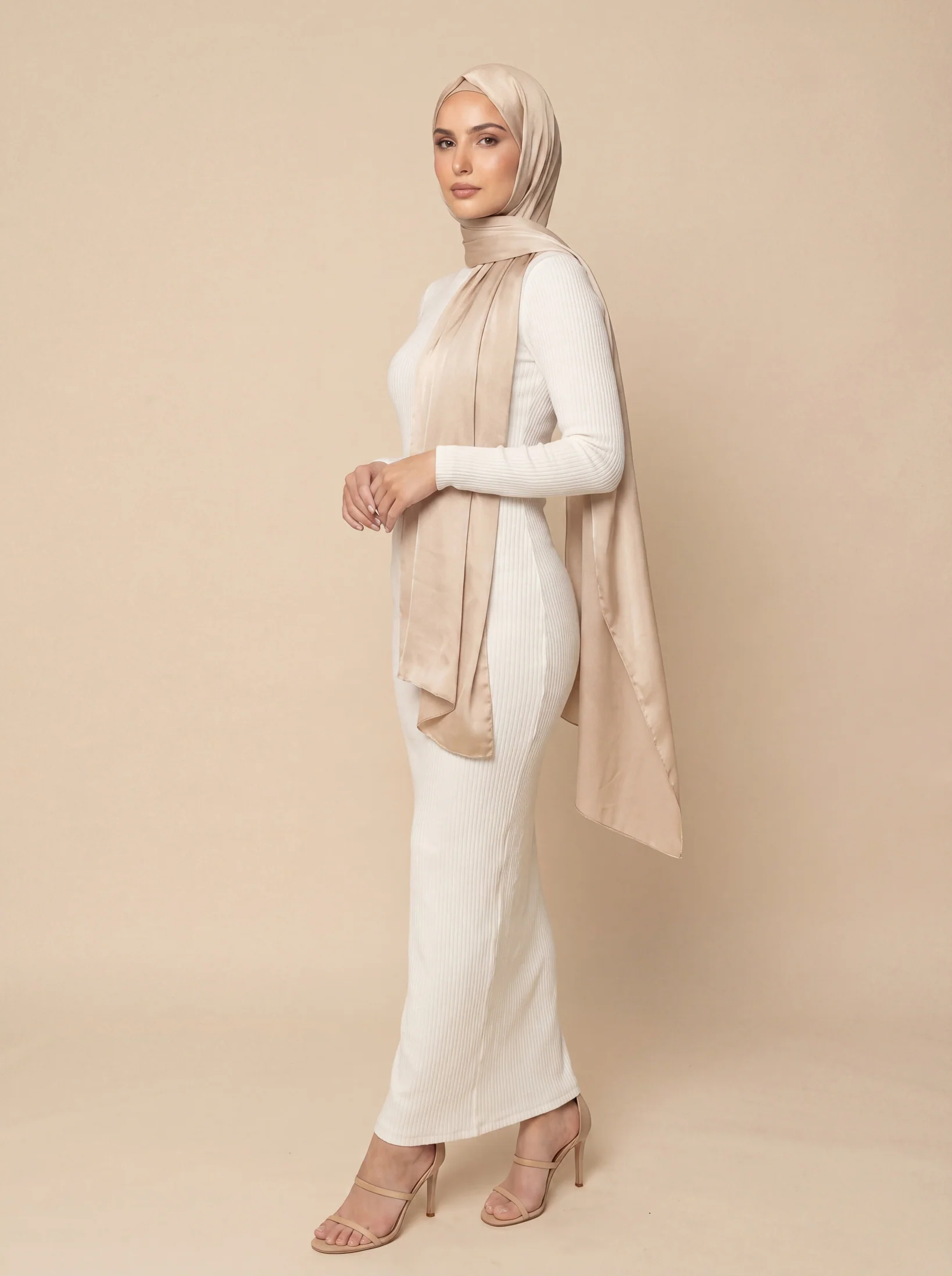 Rib Body Dress - Light Shades - Image 3