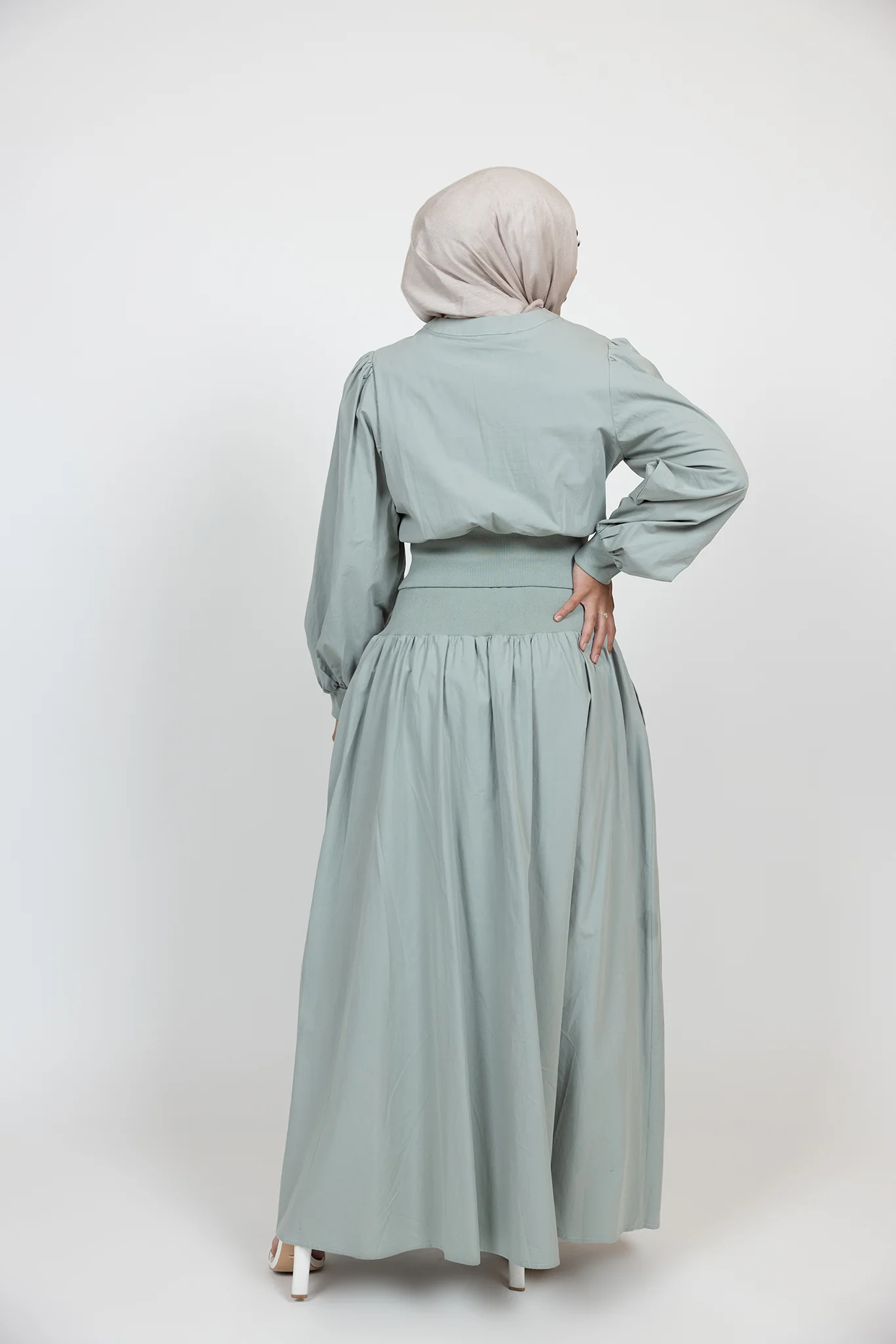 Rib Detailed Skirt - Image 8