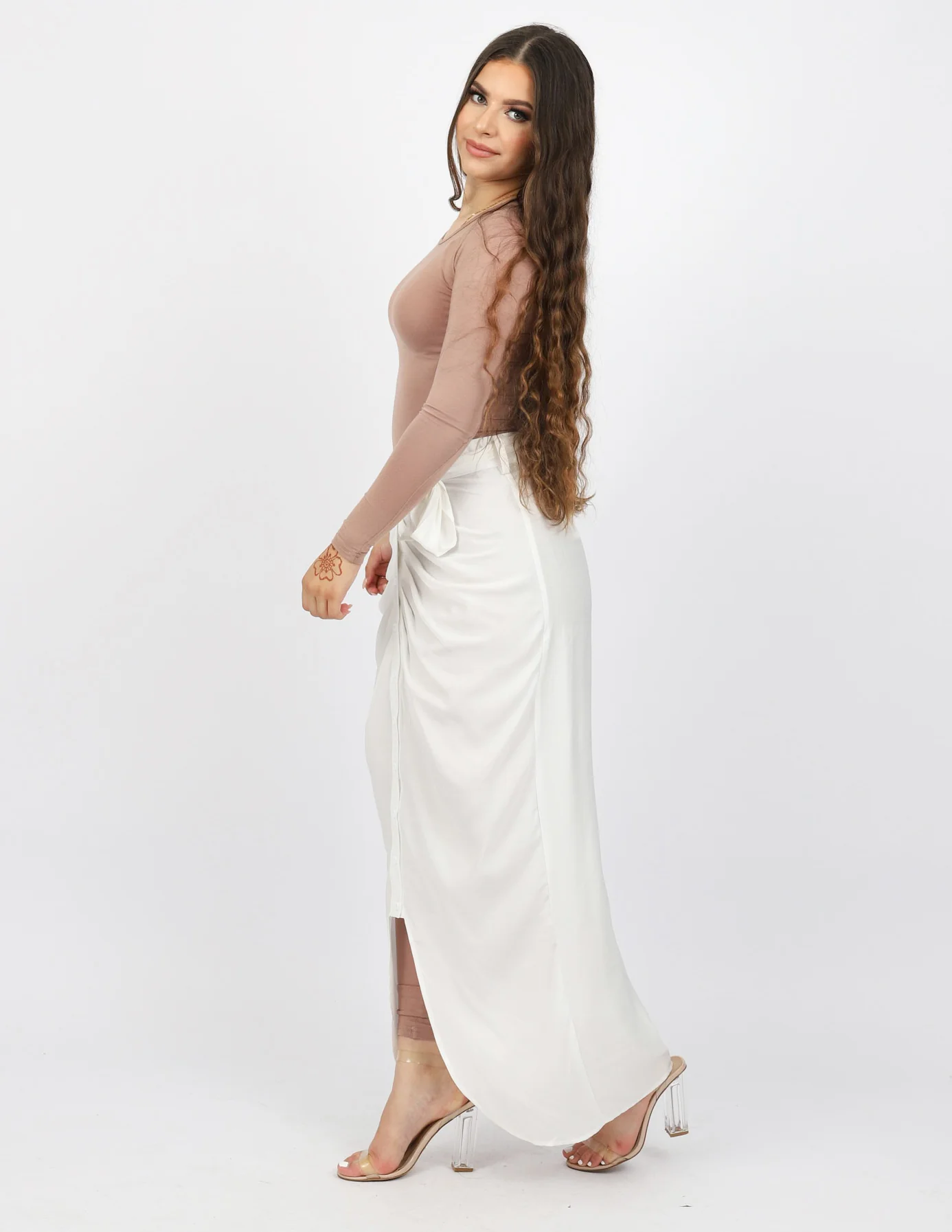 Rooj Front Button Skirt - Image 15