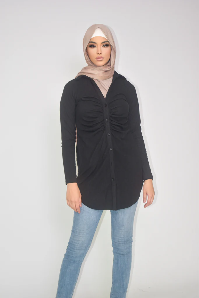 Rouched Knit Top - Image 7