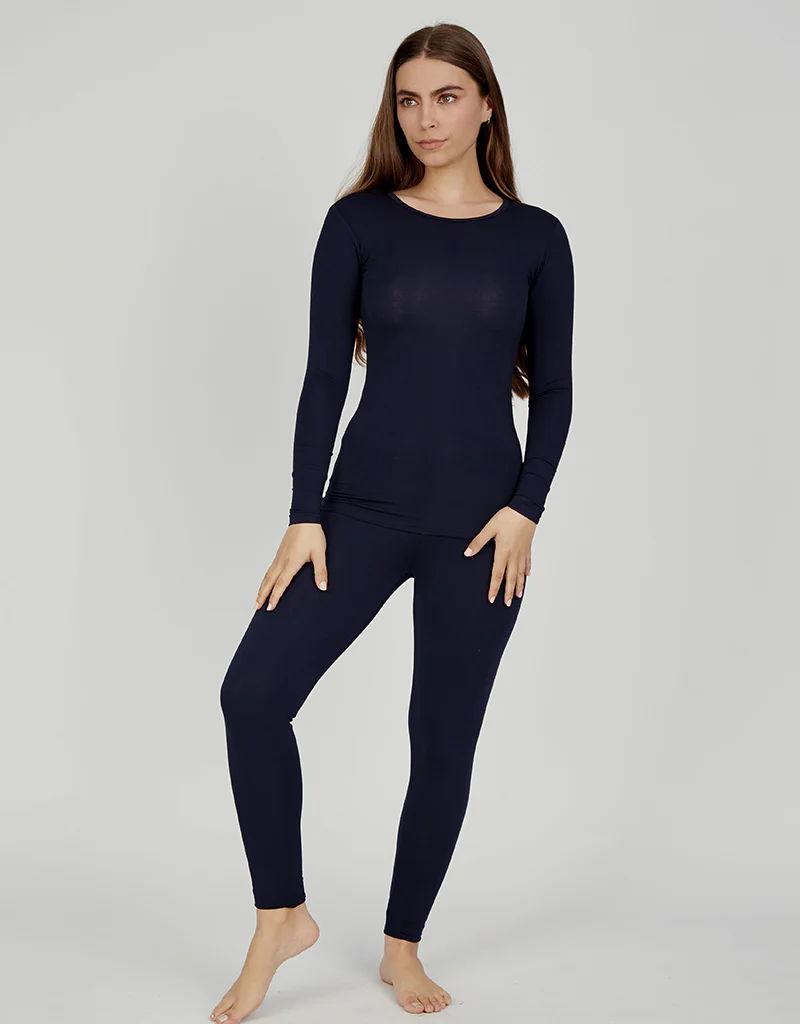 Round Neck Cotton Body Top - Dark Shades - Image 29