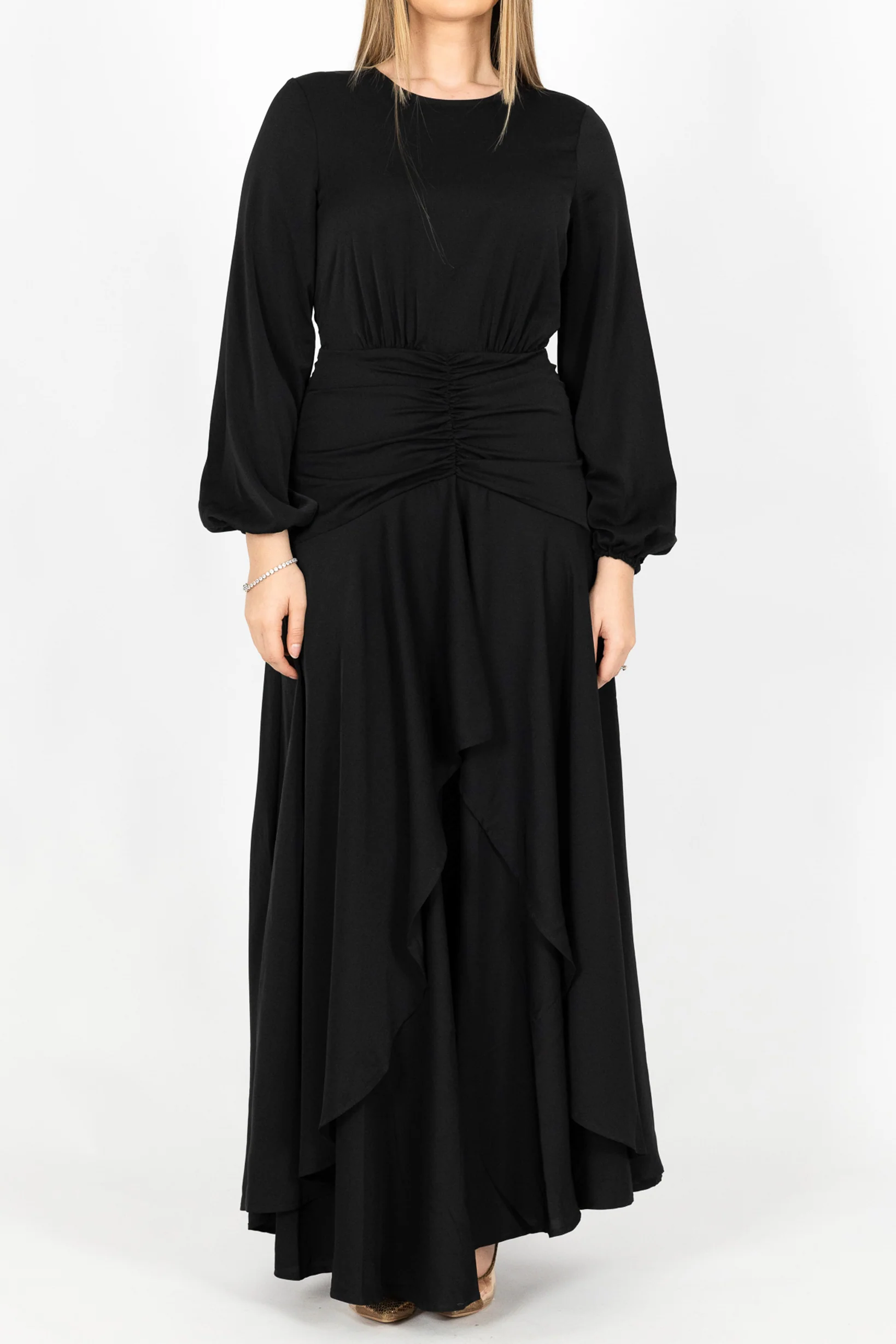 Ruby Ruffle Bottom Maxi Dress - Image 8
