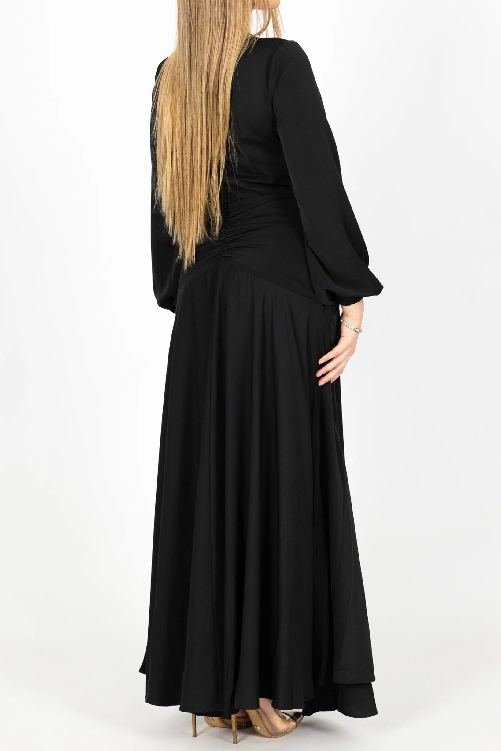 Ruby Ruffle Bottom Maxi Dress - Image 9