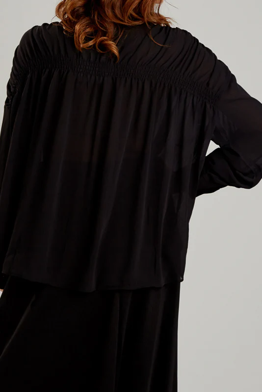Ruched Shoulder Shirt - Image 9